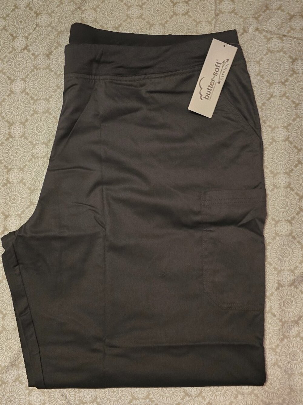 Butter Soft black scrub pants Size 3 xl